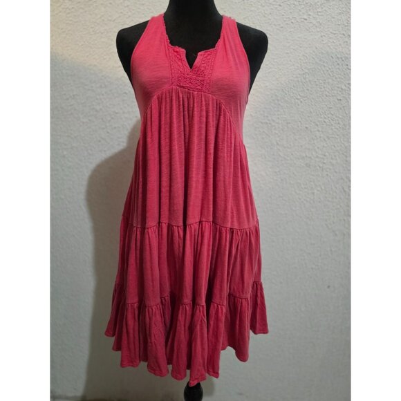 Ralph Lauren babydoll Womens Sleeveless Coral Dress XL - Picture 4 of 6